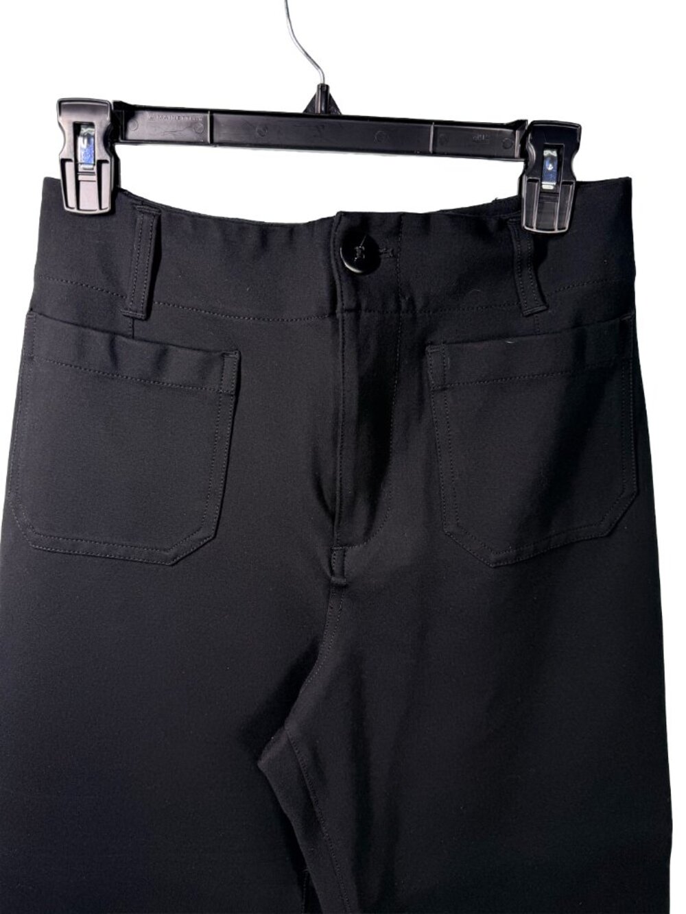 Anthropologie Maeve The Colette Pants 28 Black Cropped Wide Leg